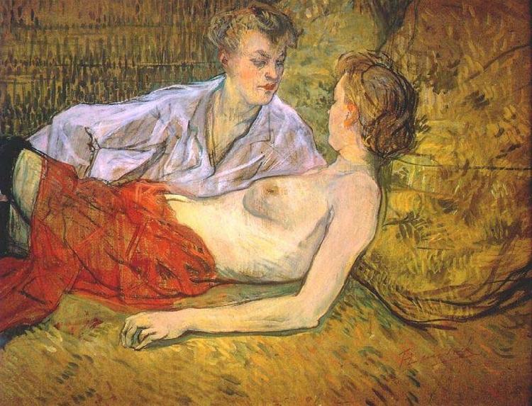 Henri de toulouse-lautrec The Two Girlfriends Spain oil painting art